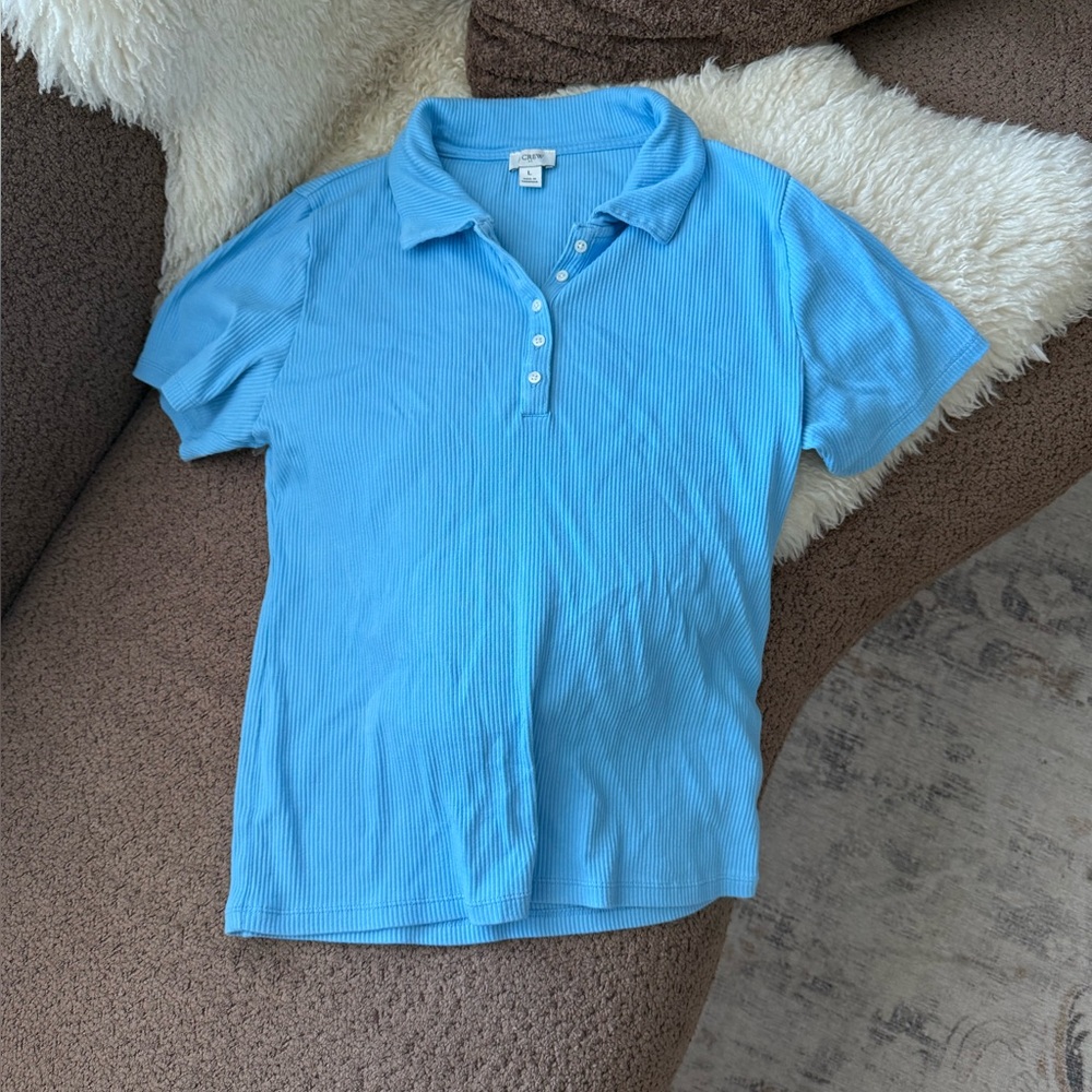 J.Crew Rib Knit Polo Shirt